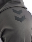 Preview: Kinder Hummel Lead 2.0 Kapuzen Trainingsjacke - White/Steel gray
